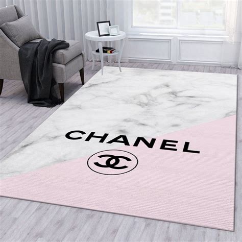 pink chanel rug